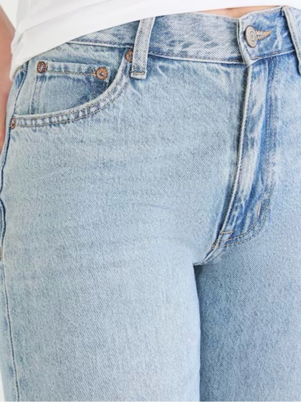 Aeropostale Light Wash Baggy Barrel High Rise Jeans - Picture 2 of 7